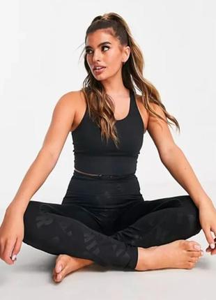 Nike yoga luxe crop tank спортивный топ1 фото