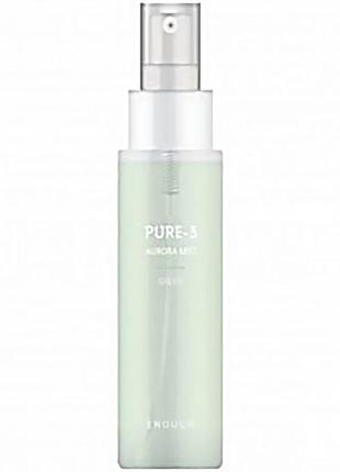 Успокаивающий мист для лица enough pure tree aurora mist green - 80 мл1 фото