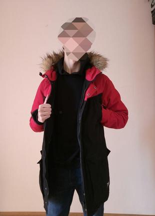 Зимова парку staff red/dark size xs