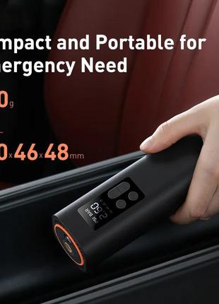 Автомобильный компрессор baseus. компрессор от прикуривателя. 12v 5