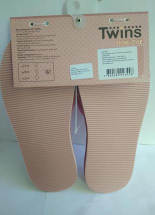 Хатні капці жіночі twins hs standart р.40 рожеві sweet dr4 фото