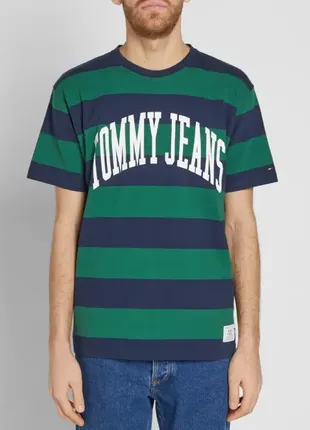 Мужская  футболка tommy hilfiger jeans collegiate capsule stripe