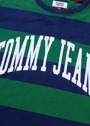 Мужская  футболка tommy hilfiger jeans collegiate capsule stripe5 фото