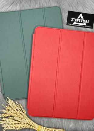 Книжка smart case для apple ipad pro 4 12.9 2020 шкіряний протиударний із мікрофіброю чорний смарт кейс