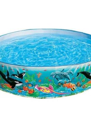 Каркасный бассейн intex коралловый риф 58472np