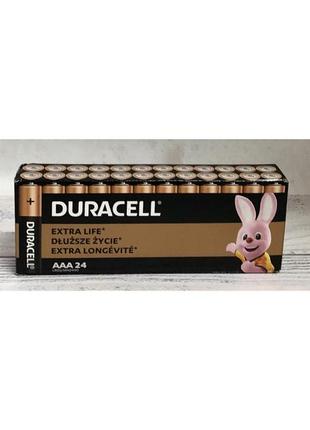 Батарейка щелочная duracell aaa lr03 (цена за 1 шт.) (мини) 24 шт.