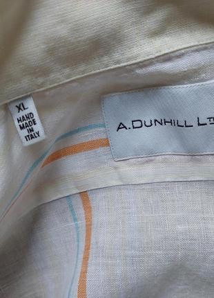 Рубашка льняная dunhill длинный рукав размер xl5 фото