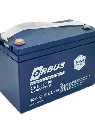 Аккумуляторная батарея orbus cg12100 gel 12v 100 ah || гелевый аккумулятор