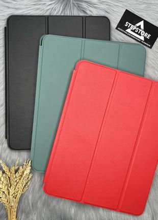 Книжка smart case для apple ipad pro 3 12.9 2018 кожаный противоударный с микрофиброй чёрный смарт кейс