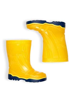 Дитячі гумові чобітки neon жовтий l-9502-7-gl (27-35)