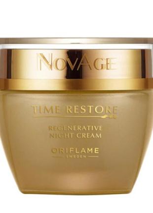 Відновлюючий нічний крем novage time restore