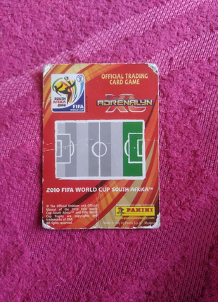 Карточка яка переливається. carlos tevez. panini2 фото