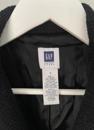 Куртка gap блейзер жіночий твідовий жакет2 фото