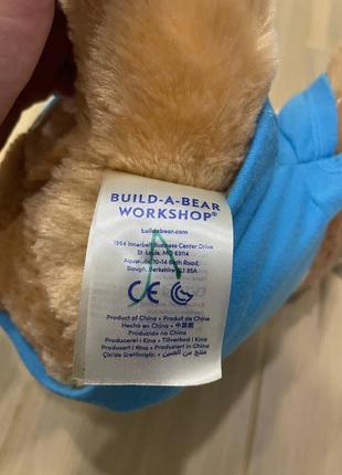 Акція 🎁 нова плюшева музична м'яка іграшка ведмедик build-a-bear workshop5 фото