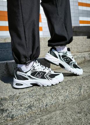 New balance 530 white black