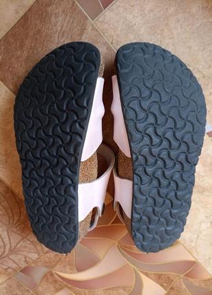 Босоножки ортопедические birkenstock для девочки кожаные летние сандалии обуви6 фото