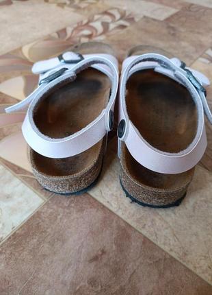 Босоножки ортопедические birkenstock для девочки кожаные летние сандалии обуви3 фото