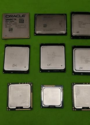 Процесори intel xeon e5,  amd; oracle spar