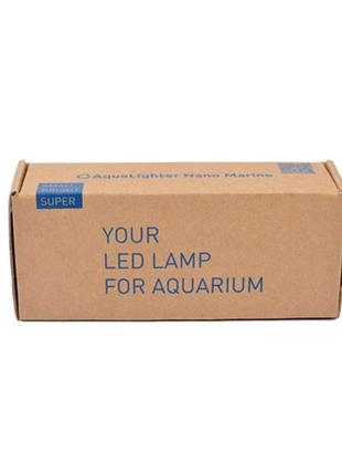 Світлодіодний світильник aqualighter nano marine (для морського акваріуму до 20л) 12000к4 фото