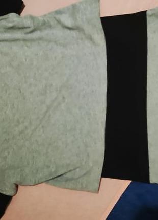Футболка, двойка, кроптоп +футболка, по бокам молнии, размер м5 фото