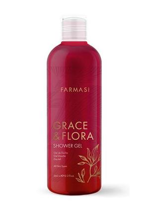 Парфюм гель для душу grace & flora, 360 мл