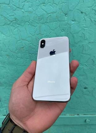 Продам apple iphone x 256gb silver neverlock (б/у)