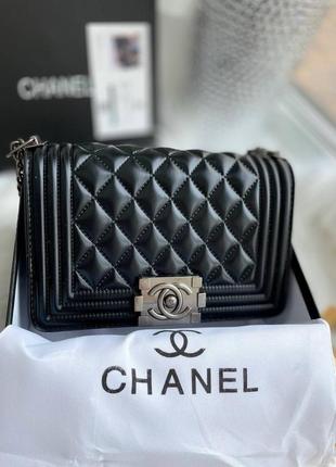 Классическая сумка черная chanel сумочка шаннель