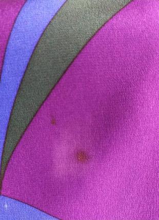 Valentino шикарная шелковая винтажная блуза, нюанс7 фото