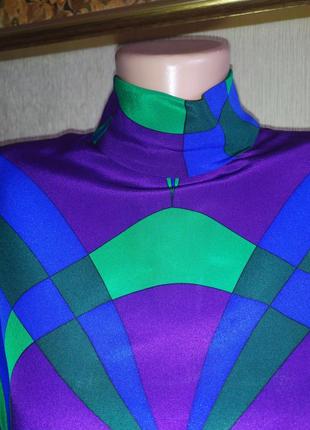 Valentino шикарная шелковая винтажная блуза, нюанс3 фото