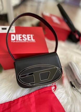 Трендовая кожаная сумочка diesel premium сумка кросс-боди