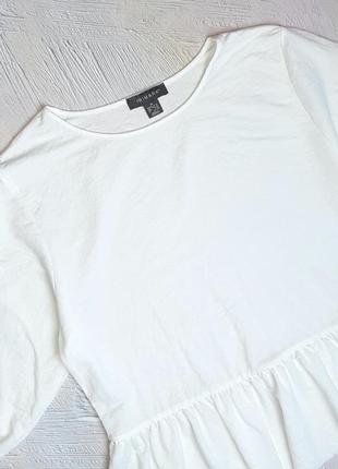 💝2+1=4 стильная белая блуза блузка оверсайз primark, размер 46 - 482 фото