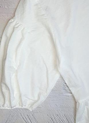 💝2+1=4 стильная белая блуза блузка оверсайз primark, размер 46 - 484 фото