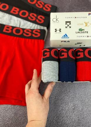 Набор мужских трусов hugo boss3 фото