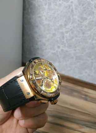 Наручний годинник hublot3 фото