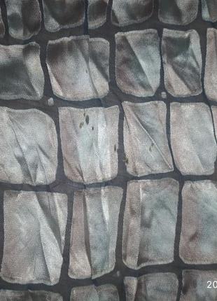 Красивий незвичайний шовковий шарфик lombagine3 фото