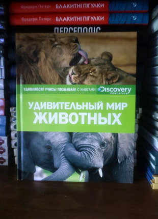 Книга дивовижний світ тварин. видавництво махаон. російською мово