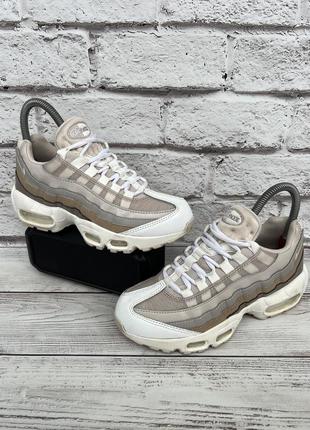 Кроссовки оригинал! nike air max 95 desert sand 36.5р.22.5-23см.