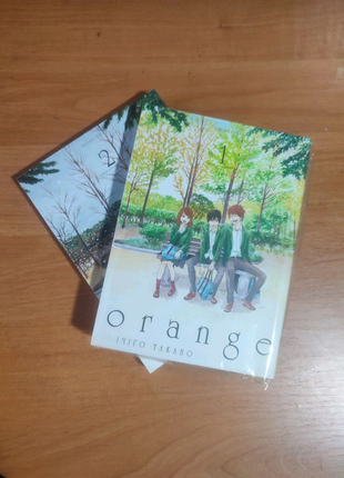 Комплект манги orange. том 1 та том 2. видавництво nasha idea.