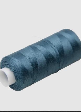 Універсальна швейна нитка 40/2 kiwi 400 ярдів тон 312 сіро-синій