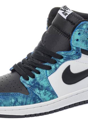 Nike air jordan 1 tie-dye8 фото