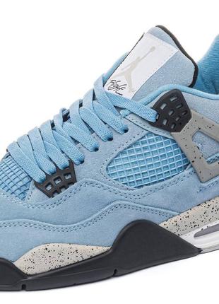 Nike air jordan 4 retro university blue8 фото