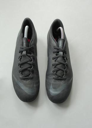 Nike mercurial чорні бутси футбольні взуття футбольне для трави гри в футбол 43 найк adidas puma umbro для натурального штучного покриття газону 422 фото