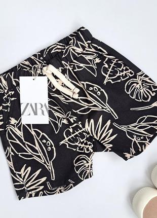 Шорты детские с принтом zara р.86