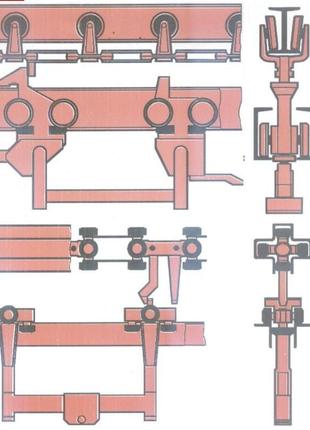 Каретка для конвеєра грузонесущего підвісної ланцюгового.4 фото