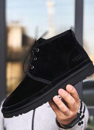 Ugg neumel black черевики чоловічі угі