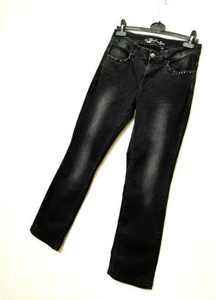 Tom tailor джинси чорні звужені слім narrow bootcut чоловічі size 30/32  44 463 фото