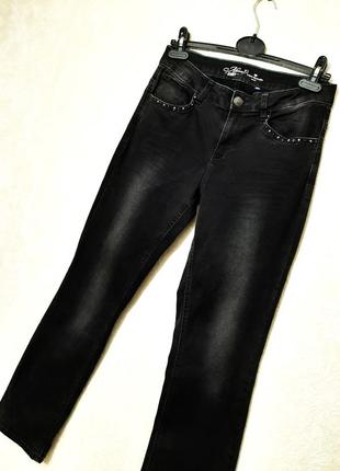 Tom tailor джинси чорні звужені слім narrow bootcut чоловічі size 30/32  44 464 фото