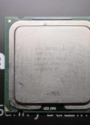 Процессор intel 04 pen. 805 sl8zh 2.66 ghz/2m/533 socket plga775