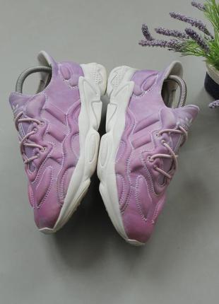 Adidas ozweego кросівки жіночі рожеві з білою підошвою адідас 38 nike puma asics new balance hoka zara4 фото