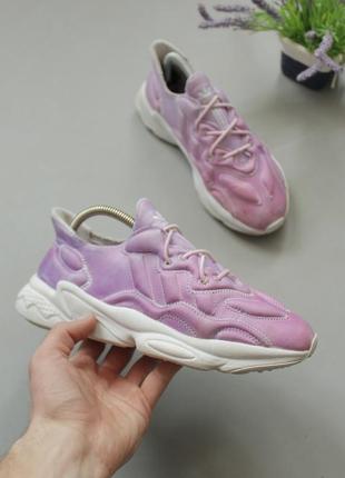 Adidas ozweego кросівки жіночі рожеві з білою підошвою адідас 38 nike puma asics new balance hoka zara